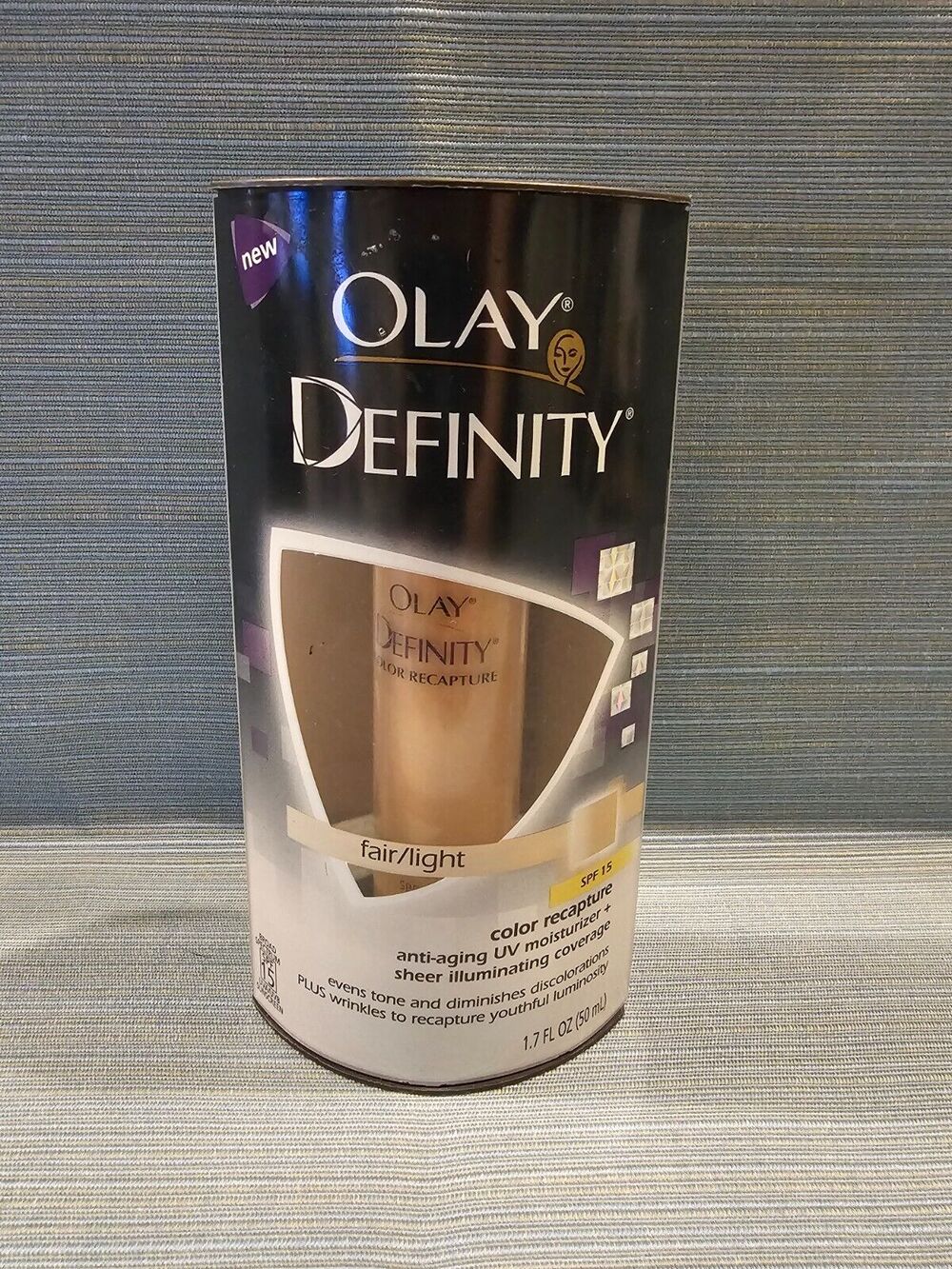 OLAY DEFINITY Color Recapture Lotion Fair/Light SPF 15 1.7 OZ DISCONTINUED NOS